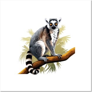Adorable Lemur Posters and Art
